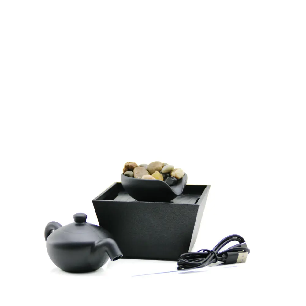 ŞELALE DEMLİK DEKORATİF SÜS HAVUZU ELEKTİRİKLİ - LEDLİ (4741)