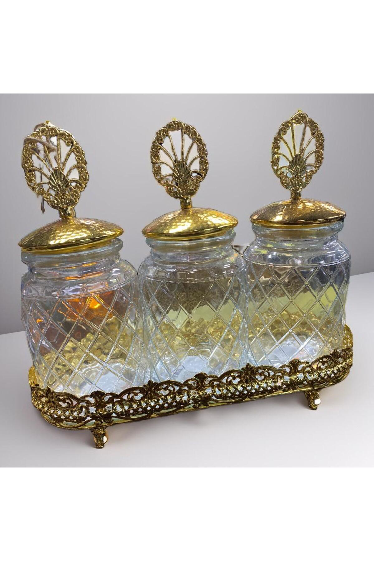 Selçuklu Tepsili3 L Cam Kavanoz