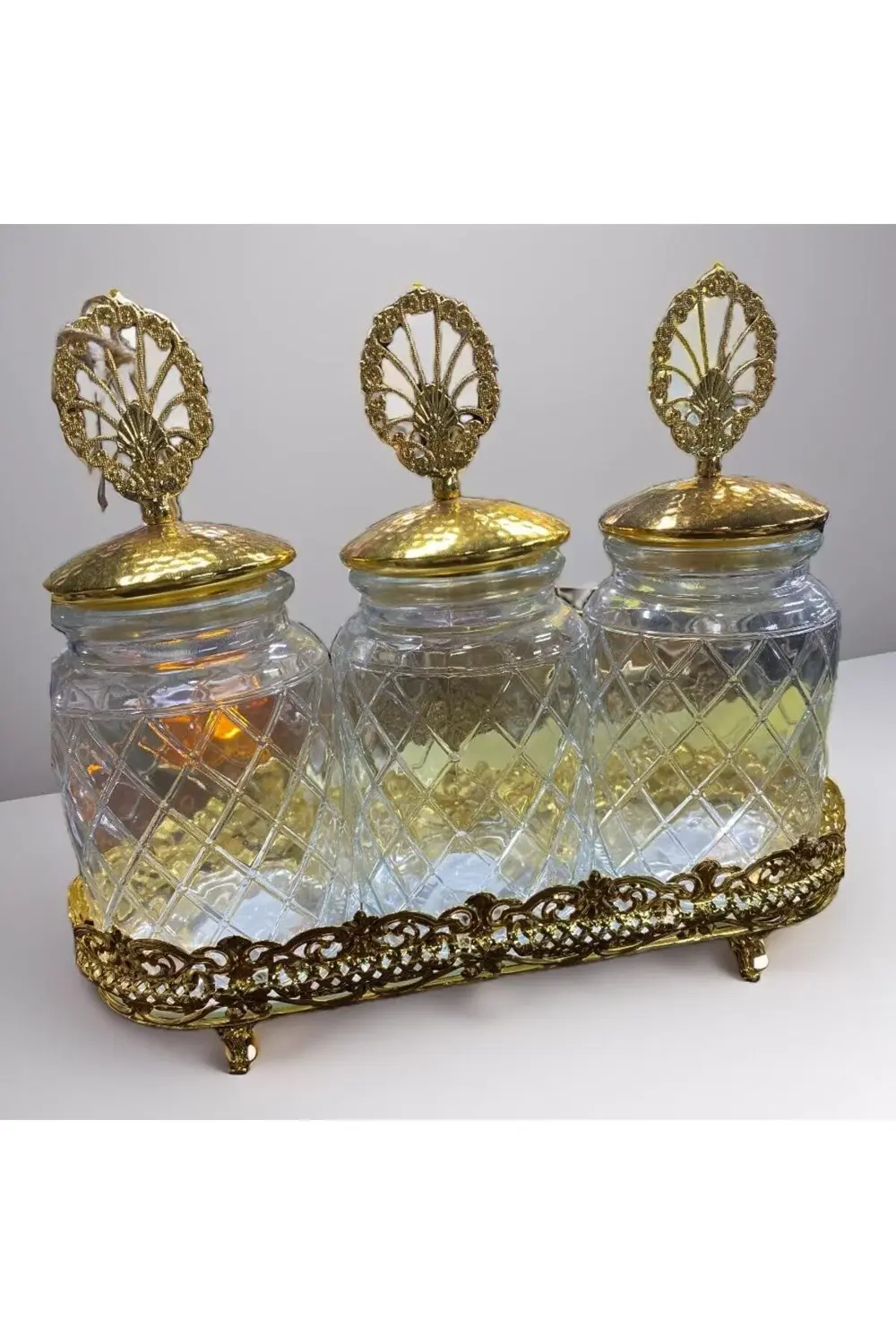 Selçuklu Tepsili3 L Cam Kavanoz