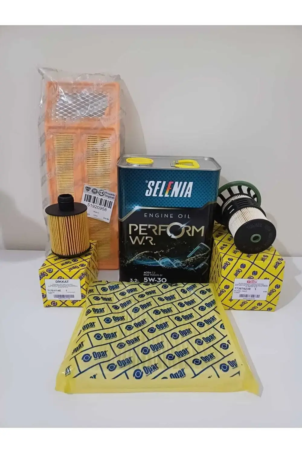 Selenia 5w30 3.2lt Motor Yağı Ve Fiat Egea 1.3 Dizel Euro-5 Bakım