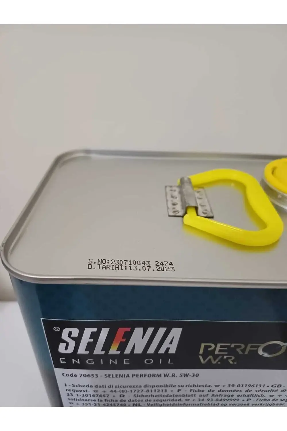 Selenia 5w30 3.2lt Motor Yağı Ve Fiat Egea 1.3 Dizel Euro-5 Bakım