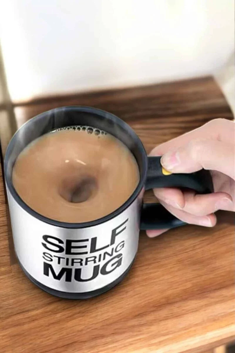 Self Stirring Mug - Karıştırmalı Mikser Kupa 200ml Otomatik Karıştırıcı