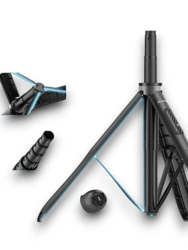 Selfie Çubuğu - 360° Dönen Telefon Tutucu, Tripod ve Bluetooth Uzaktan Kumanda