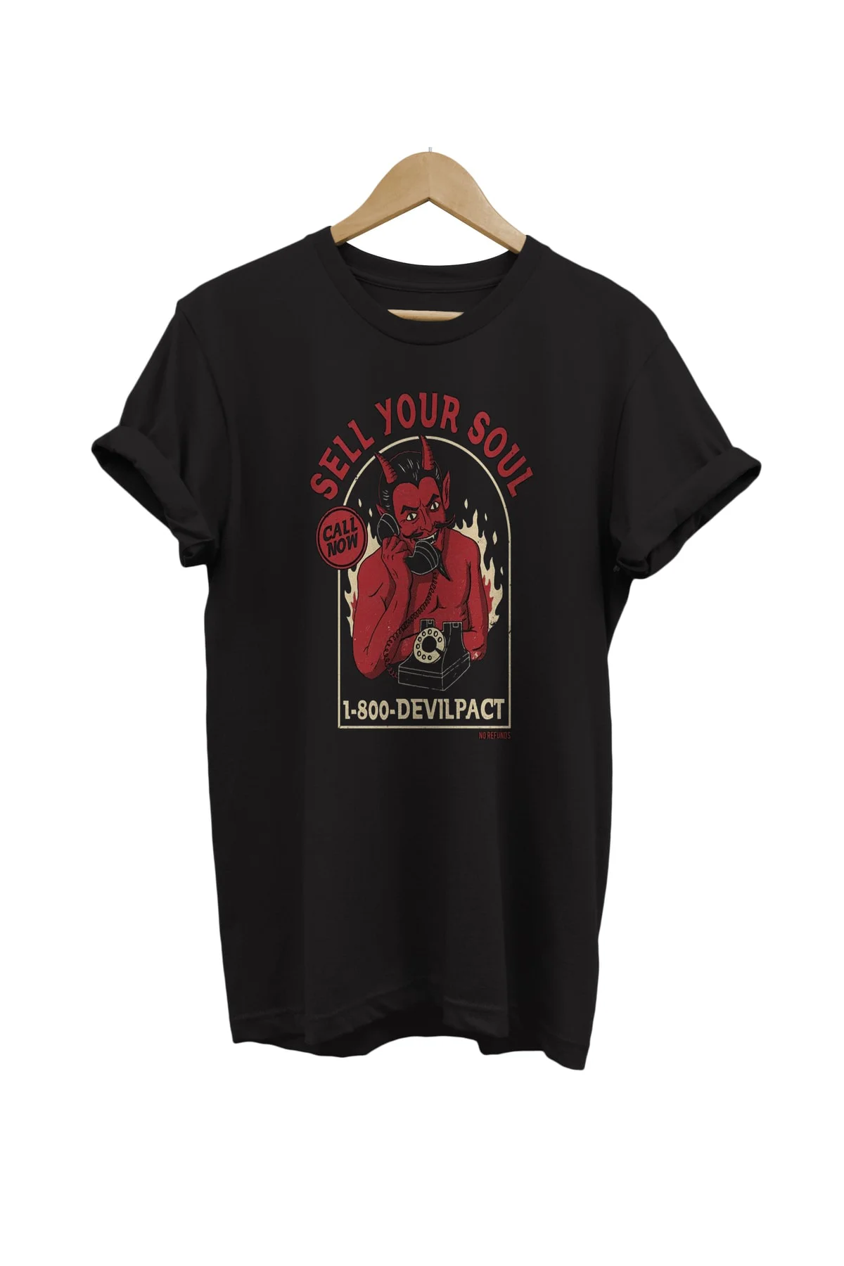 Sell Your Soul Baskılı %100 Pamuk Basic T-shirt Normal Beden Tişö