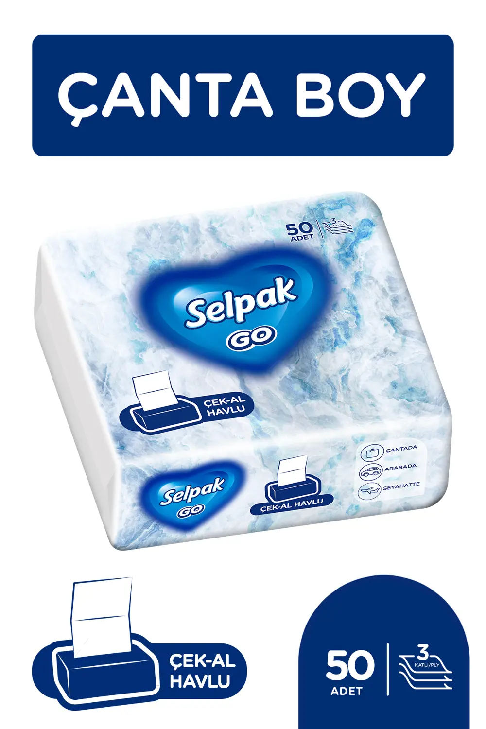 Selpak Go Çek-Al Havlu 24*50 Yaprak