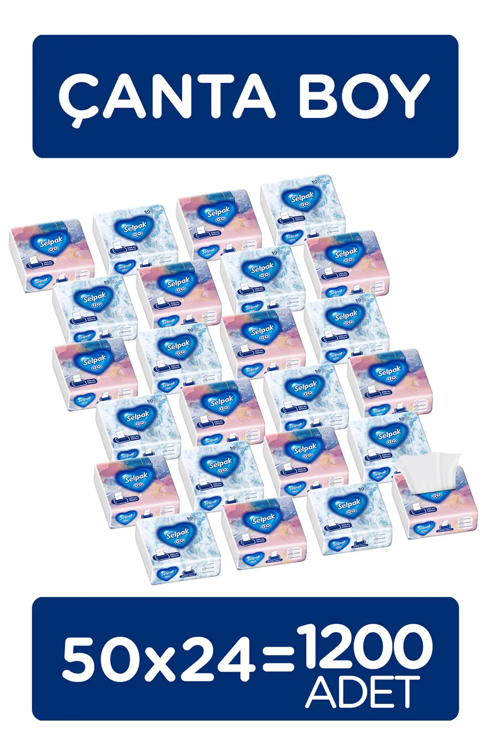 Selpak Go Çek-Al Havlu 24*50 Yaprak