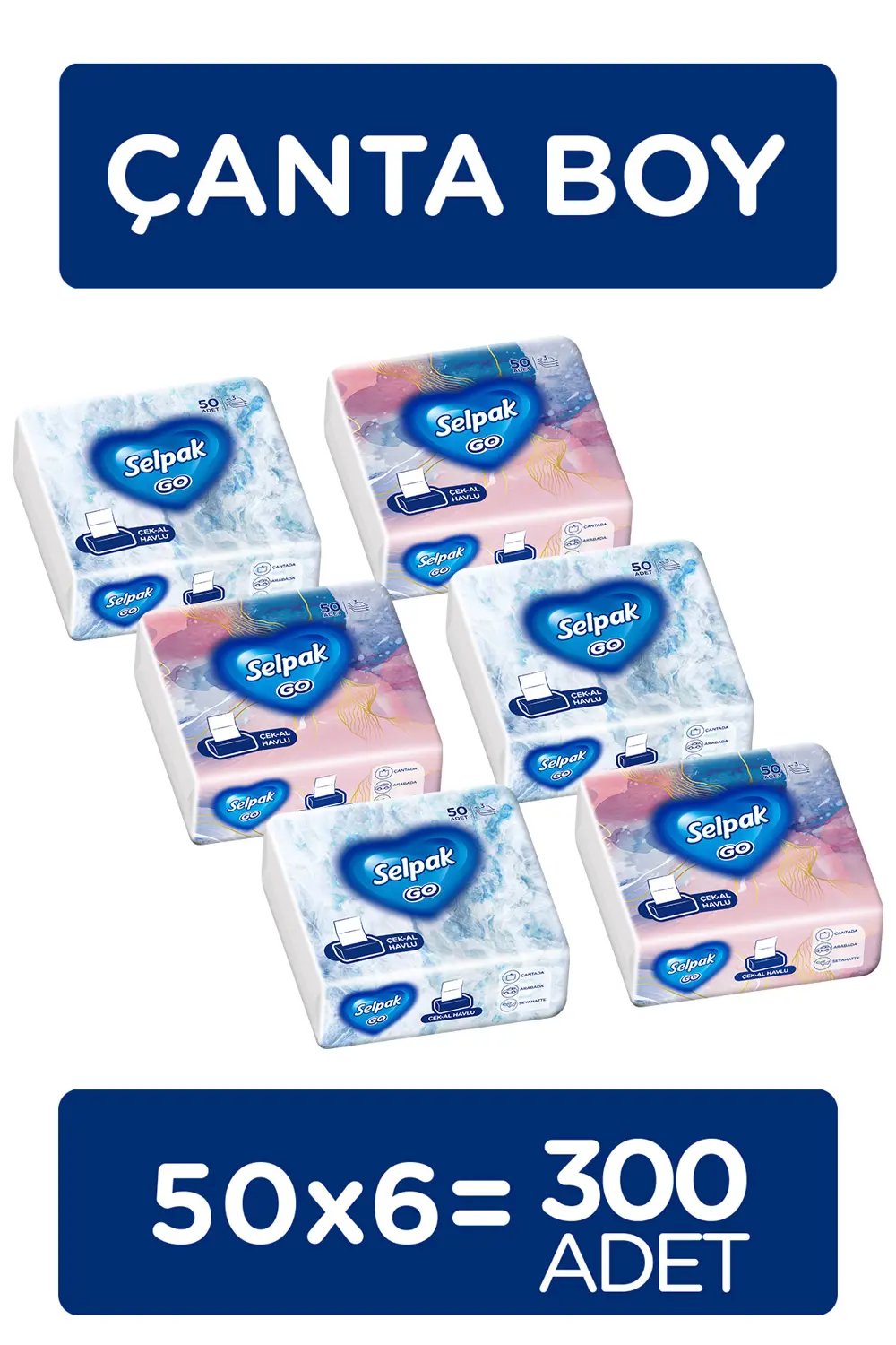 Selpak Go Çek-Al Havlu 6*50 Yaprak