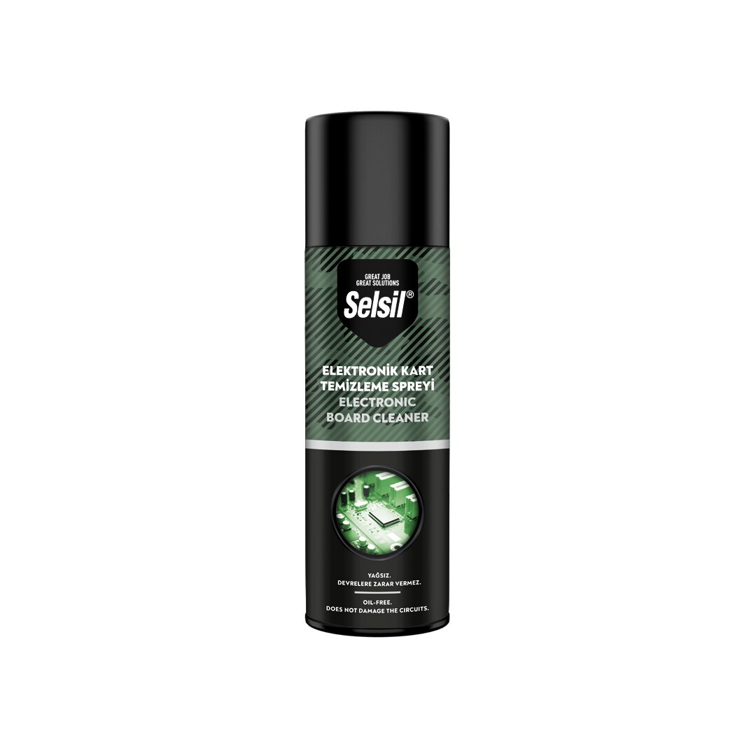 SELSİL ELEKTRONİK KART TEMİZLEME SPREYİ 500ML  YAĞSIZ - DEVRELERE