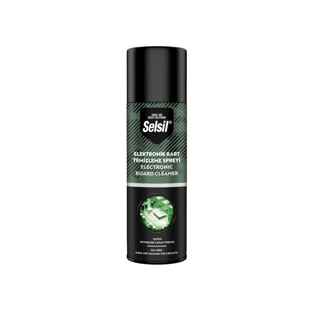 Selsil Elektronik Kart Temizleme Spreyi 500ML Yağsız - Devrelere Zarar Vermez