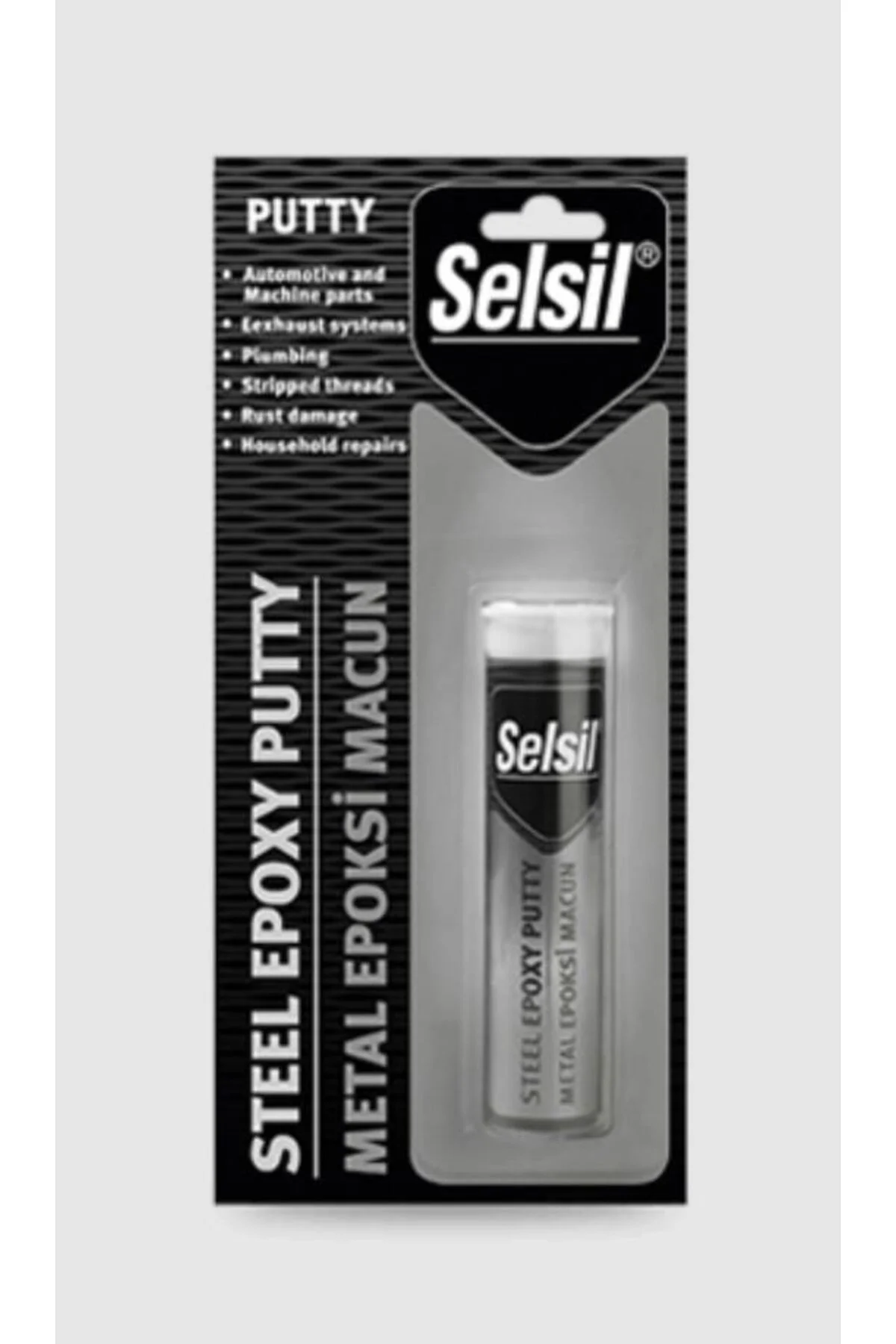Selsil Metal Putty Epoksi Macun Yapıştırıcı 57 gr Selsil Metal Putty Epoksi Macun Yapıştırıcı 57 gr