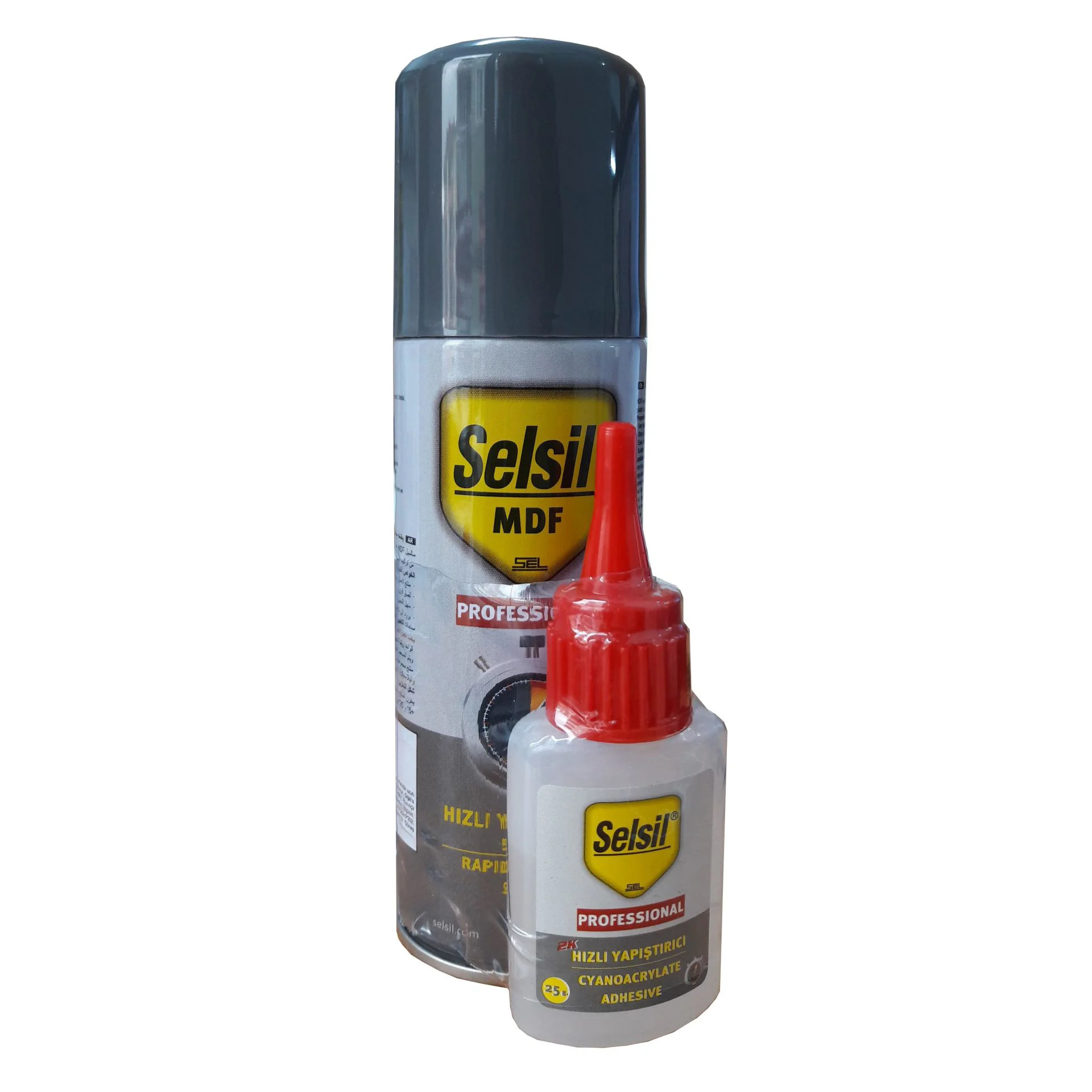 Selsil Ninja MDF Hızlı Yapıştırıcı 200 ml + 50 gr Set Selsil Ninja MDF Hızlı Yapıştırıcı 200 ml + 50 gr Set