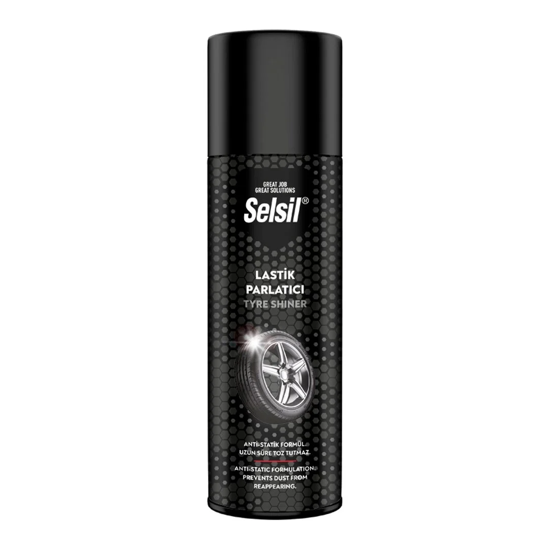 Selsil Oto - Araç Lastik Parlatıcı - Temizleyici Sprey 500ml Bx40 Fiyatı, Yorumları ve Özellikleri