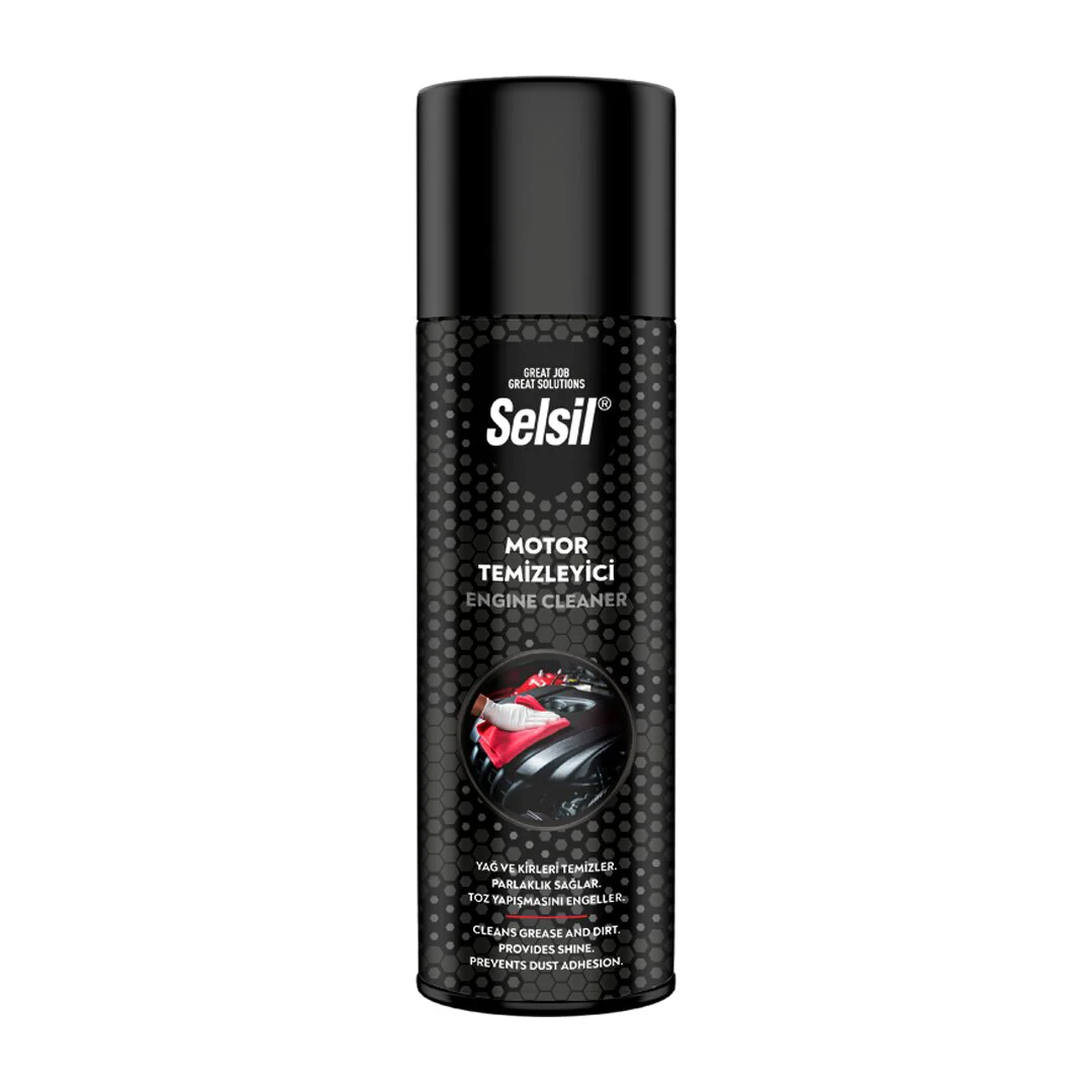 Selsil Oto - Araç Motor Temizleyici - Parlatıcı - Toz Yapışma Engelleyici Sprey 500ML Selsil Oto - Araç Motor Temizleyici - Parlatıcı - Toz Yapışma Engelleyici Sprey 500ML