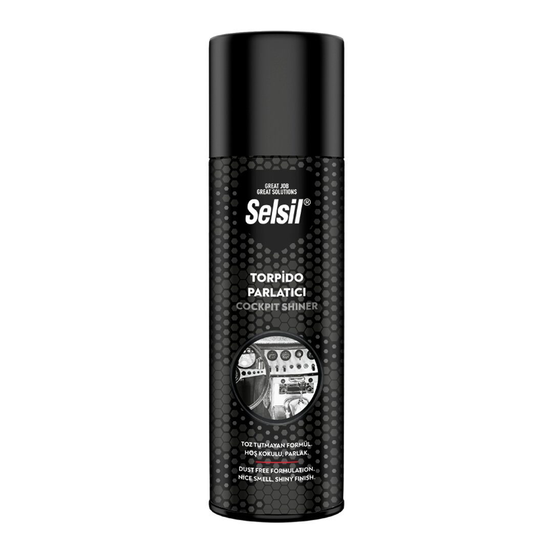 SELSİL OTO - ARAÇ TORPİDO PARLATICI SPREY 200ML HOŞ KOKULU - PARL