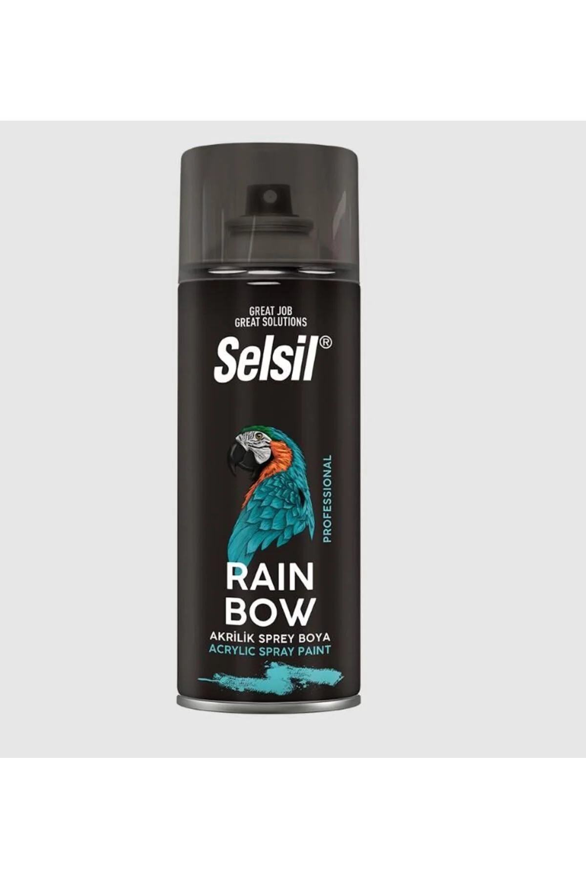 Selsil Rainbow Akrilik Sprey Boya 6005 Yosun Yeşili