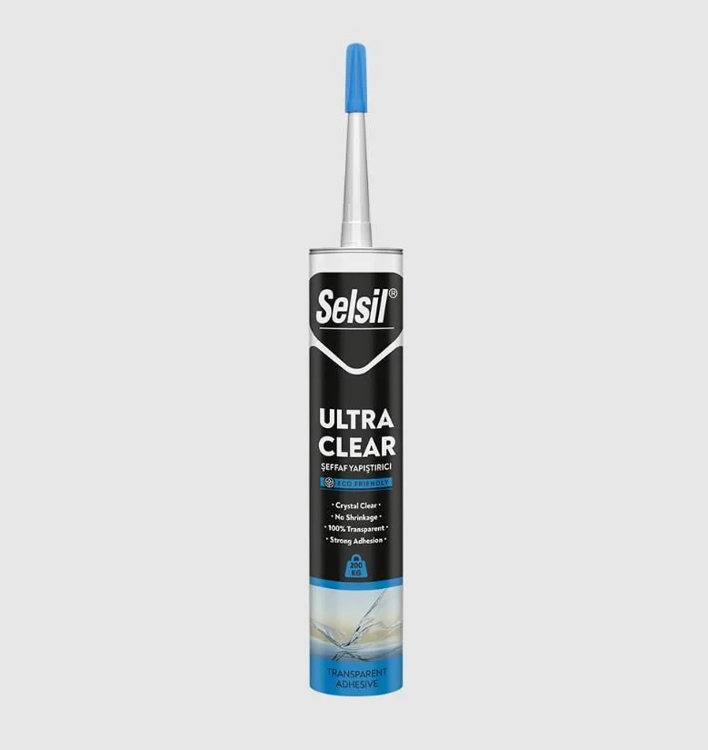 Selsil Ultra Clear Şeffaf Montaj Yapıştırıcı 290 ml Selsil Ultra Clear Şeffaf Montaj Yapıştırıcı 290 ml