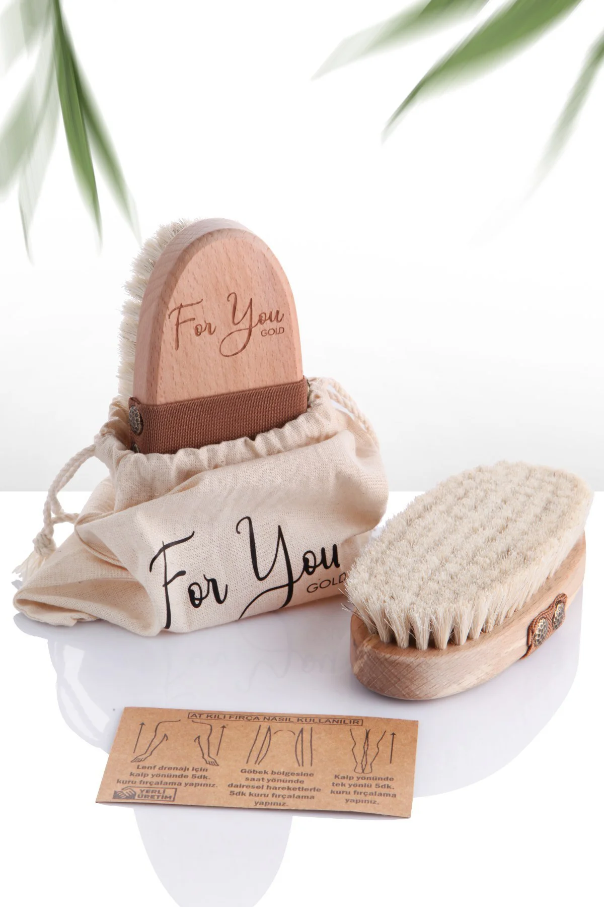 Selülit Karşıtı Doğal At Kılı Selülit Fırçası