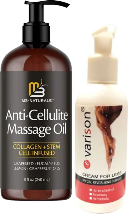 Selülit Karşıtı Masaj Yağı 240 ml + Varis Kremi 120 ml | Pürüzsüz ve Sıkı Ten Fiyatı, Yorumları ve Özellikleri