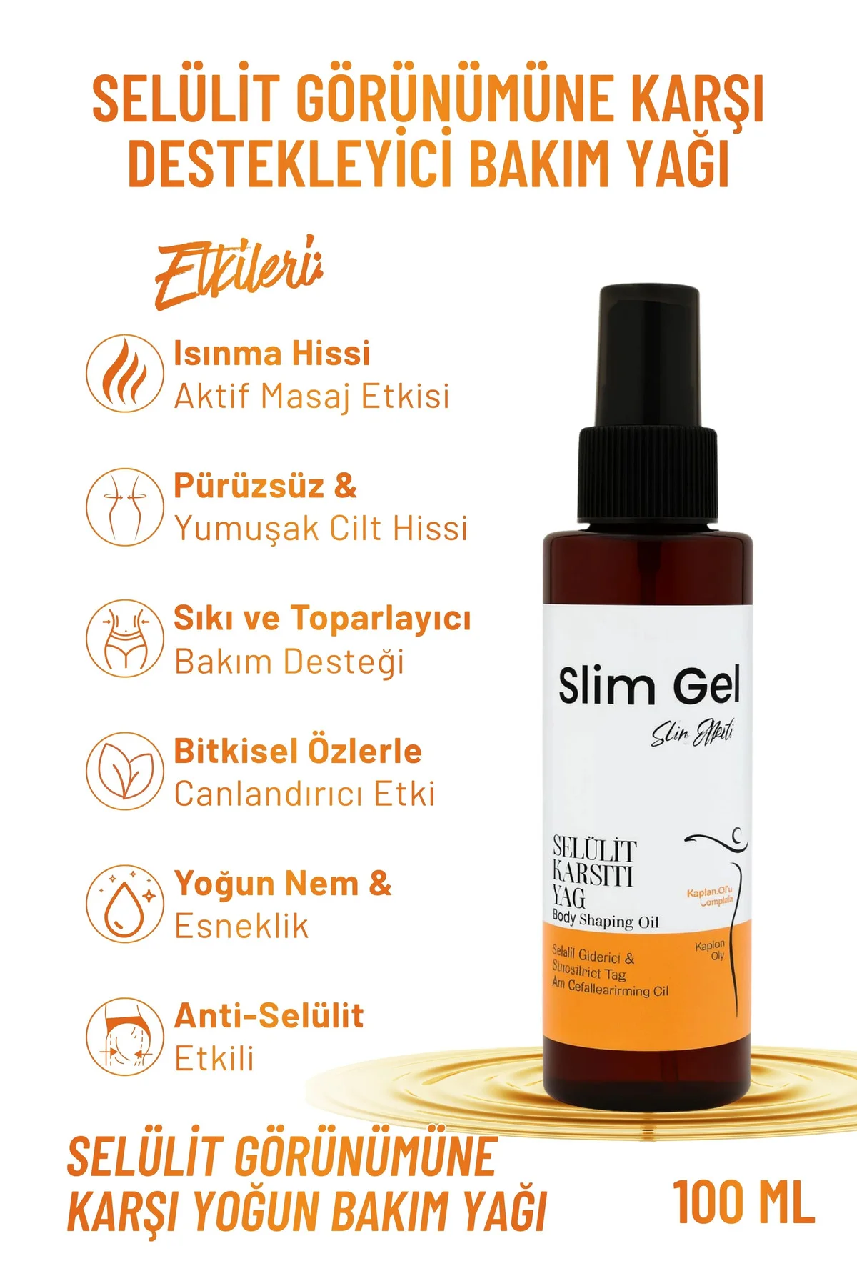 Selülit Karşıtı – Sıkılaştırıcı & Pürüzsüzleştirici Nemlendirici 