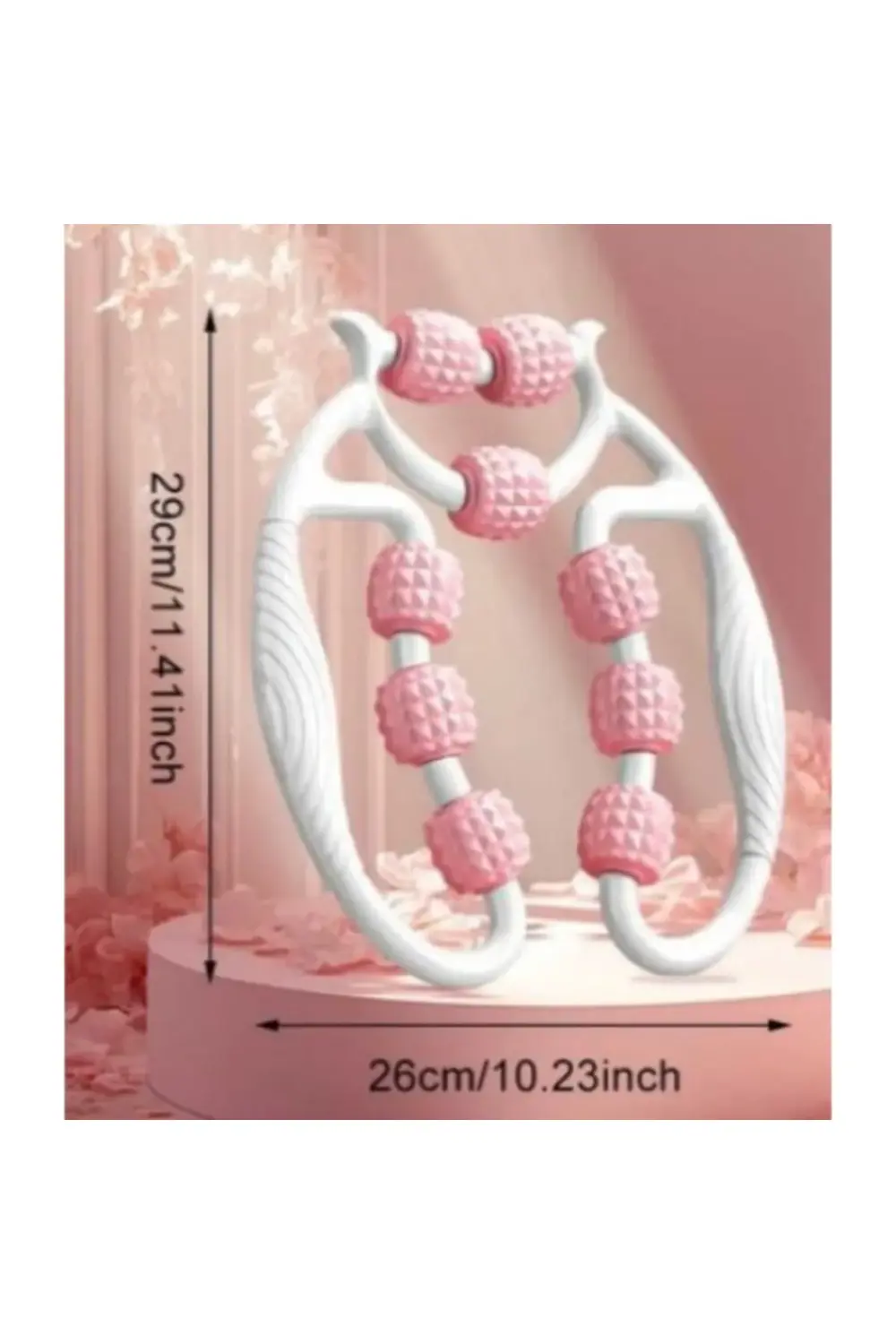 Selülit Masaj Aleti 9 Tekerlekli Lenf Drenaj Rulosu