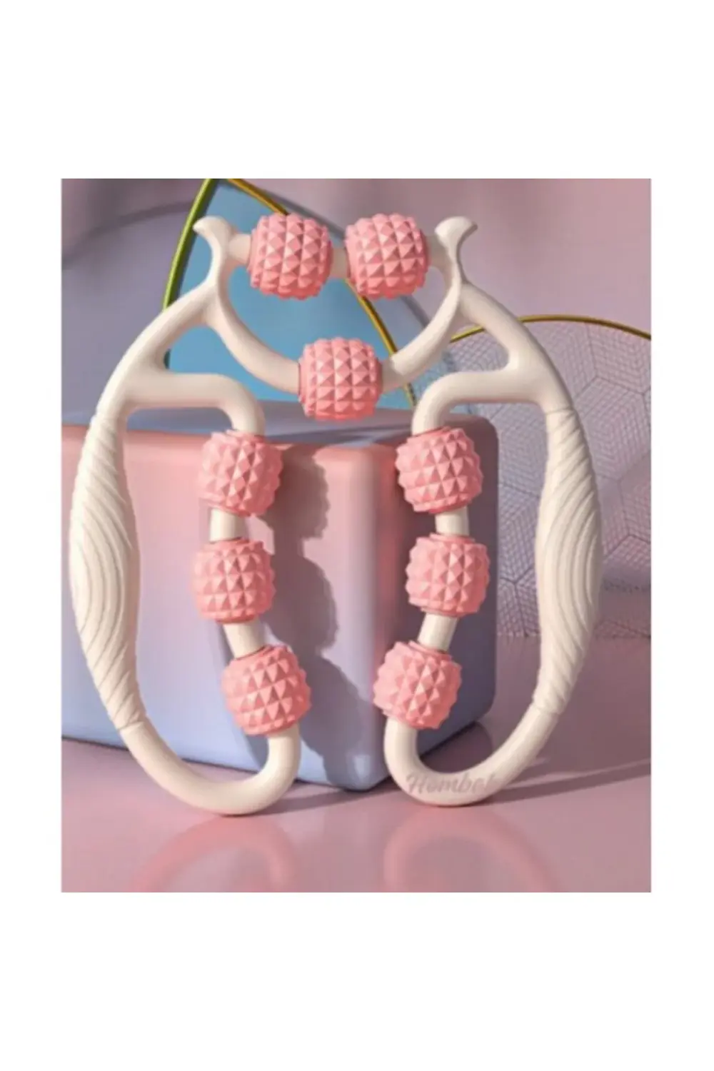 Selülit Masaj Aleti 9 Tekerlekli Lenf Drenaj Rulosu