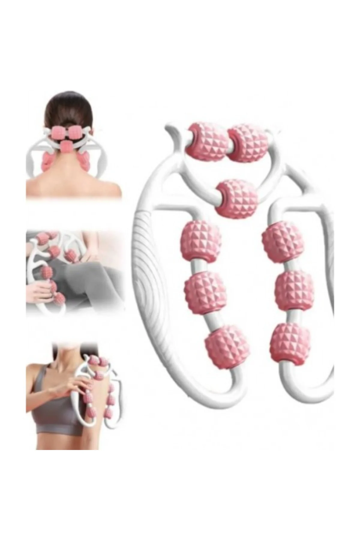 Selülit Masaj Aleti 9 Tekerlekli Lenf Drenaj Rulosu