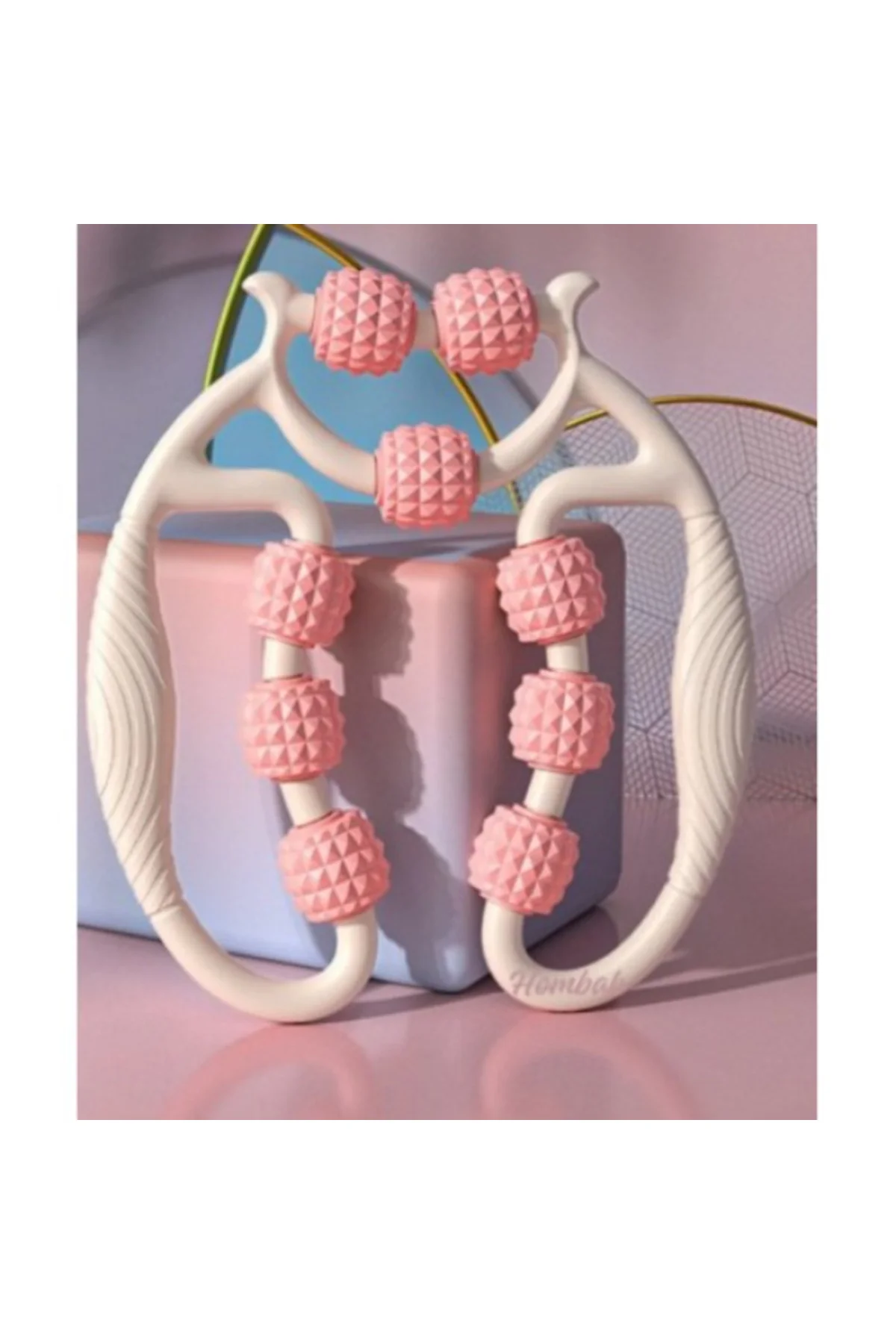 Selülit Masaj Aleti 9 Tekerlekli Lenf Drenaj Rulosu