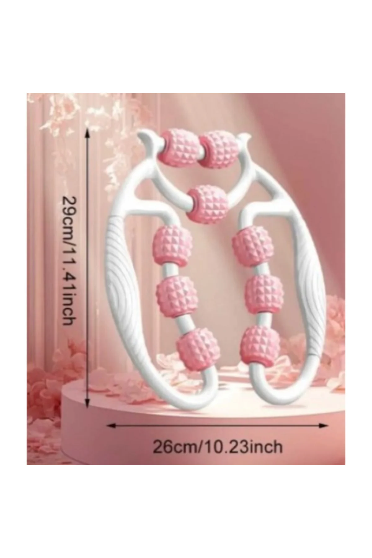 Selülit Masaj Aleti 9 Tekerlekli Lenf Drenaj Rulosu