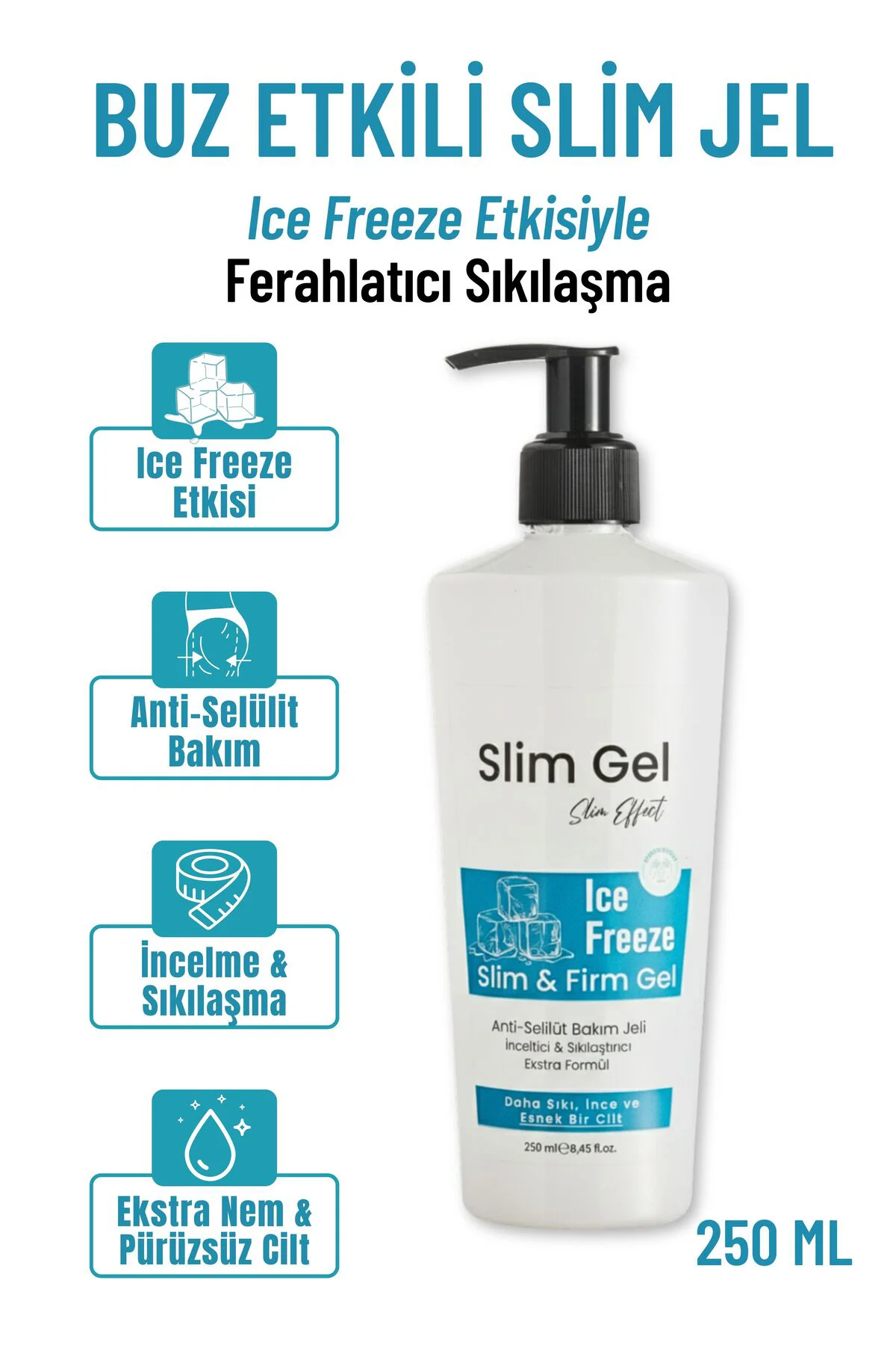 Selülit ve Çatlak Karşıtı Bölgesel İncelme ve Sıkılaştırıcı Buz İ