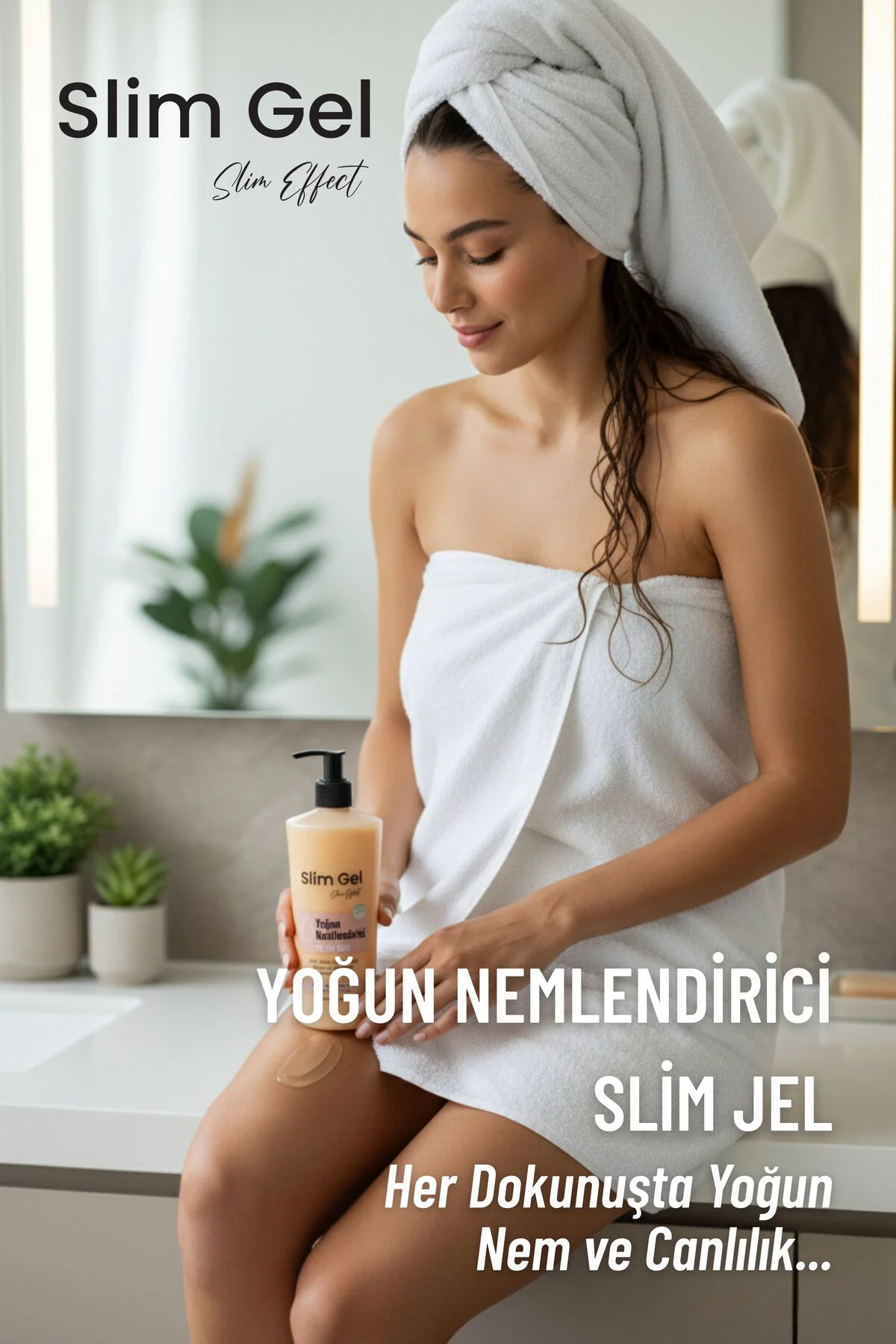 Selülit ve Çatlak Karşıtı & Yoğun Nemlendirici Slim Jel – Kolajen