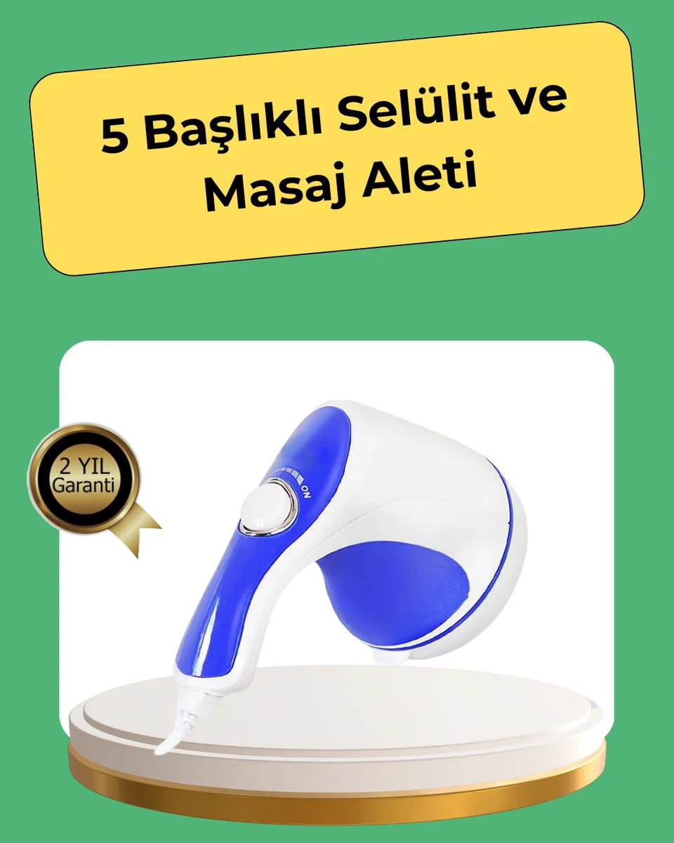 Selülit ve Sıkılaştırıcı Masaj Cihazı - Çok Fonksiyonlu Spor Sonrası Vücut Şekillendirme