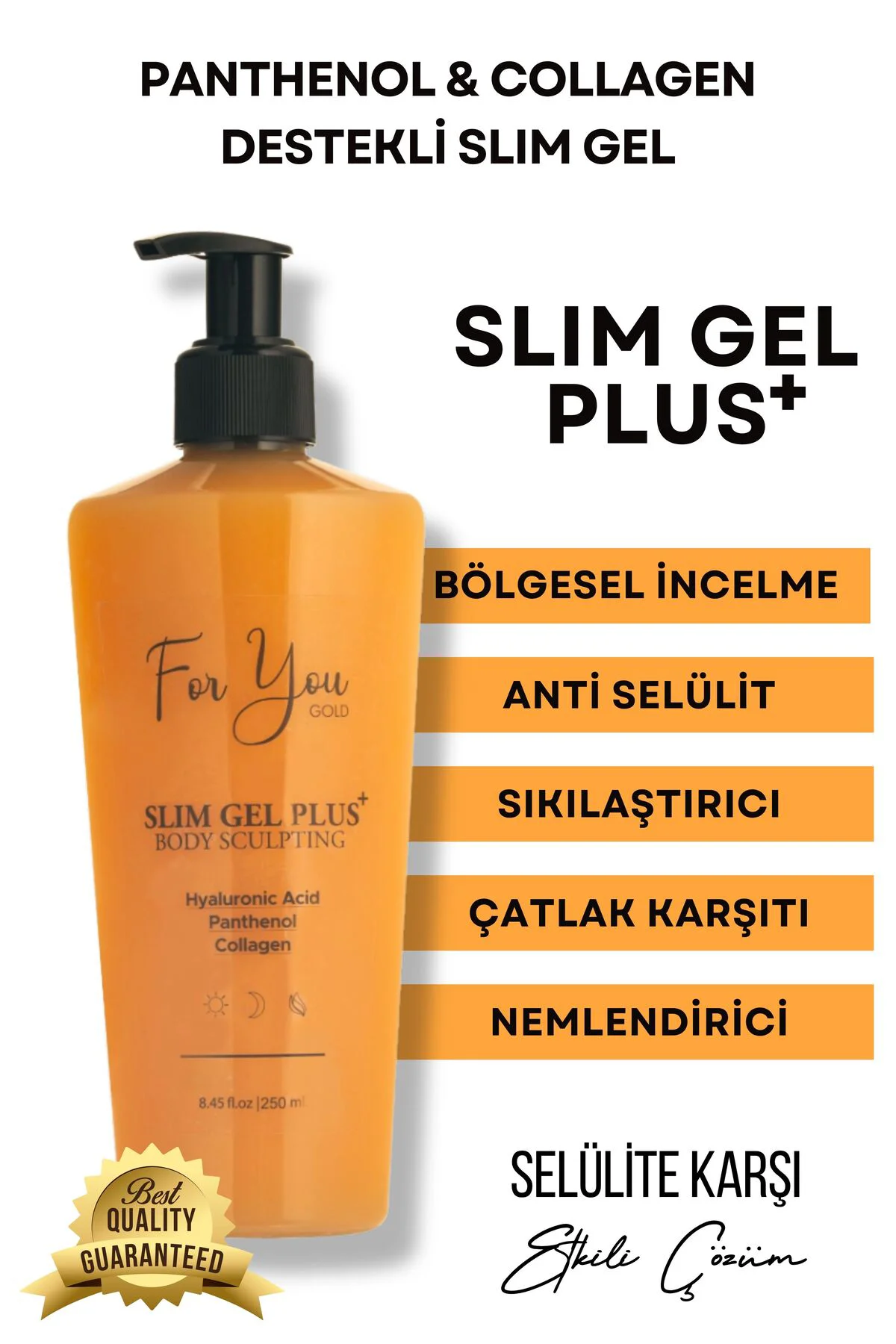 Selülit&Çatlak Karşıtı Yoğun Nemlendirici Plus Slim Jel – Kolajen