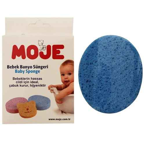 Selülozik Bebek Banyo Süngeri Mavi Selülozik Bebek Banyo Süngeri Mavi