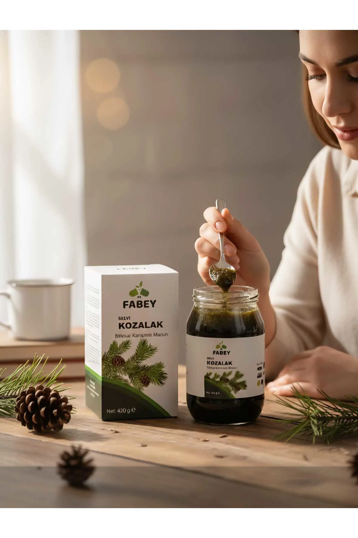 Selvi Kozalak Bitkisel Karışımlı Macun 420gr