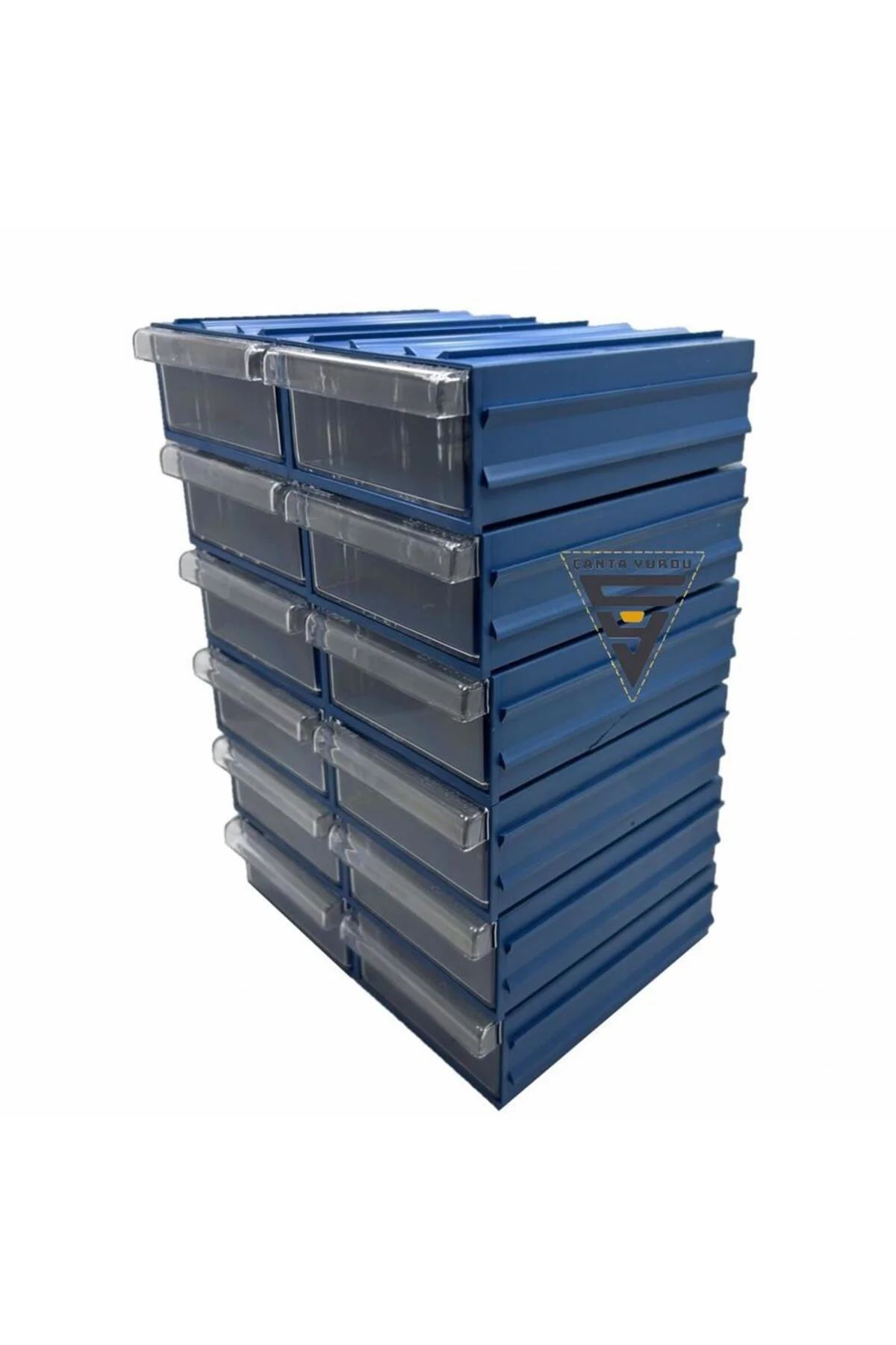 Sembol 101 Plastik Çekmeceli Kutu 122X85x41mm 60 Adet