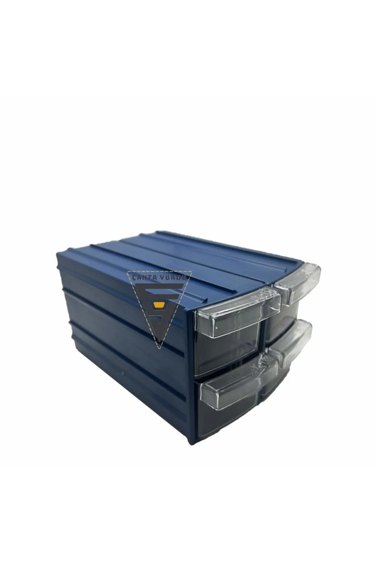Sembol 114 Plastik Çift Çekmeceli Kutu 155X95x55mm 12 Adet