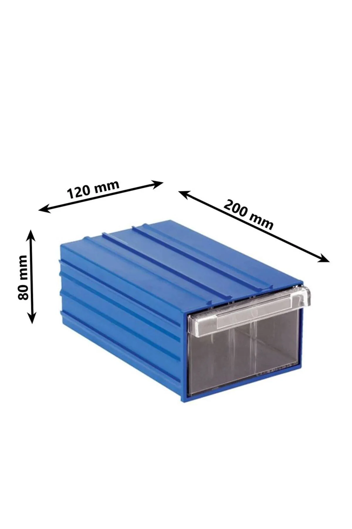 Sembol 120 Plastik Çekmeceli Kutu 200X120x80mm 40 Adet