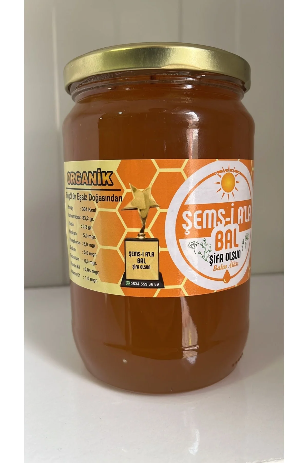 Şems-i A'la Organik Bingöl Çiçek Balı 1000 Gr