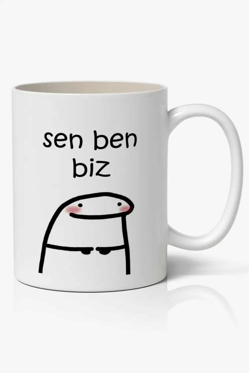 Sen Ben Biz Yazılı Baskılı Kupa Bardak - Baskılı Kahve Kupa Barda Sen Ben Biz Yazılı Baskılı Kupa Bardak - Baskılı Kahve Kupa Barda