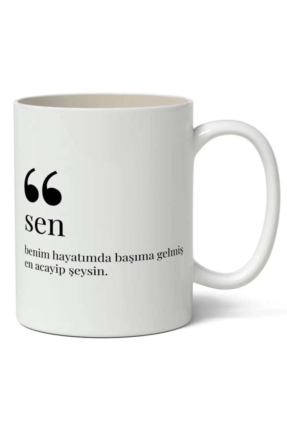 Sen Kelime Anlamı Baskılı Kupa Bardak Baskılı Kahve Kupa Bardak Sen Kelime Anlamı Baskılı Kupa Bardak Baskılı Kahve Kupa Bardak