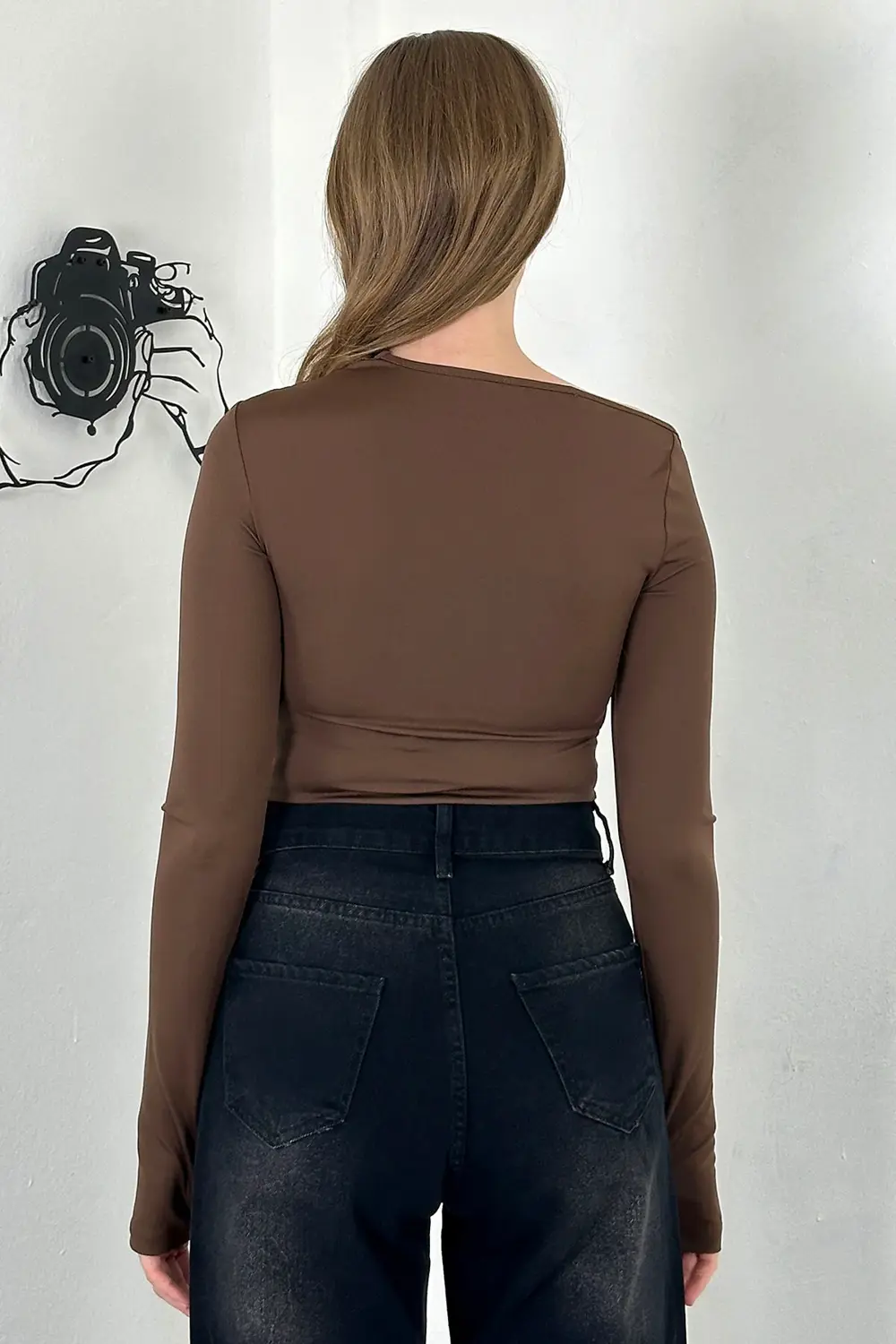 Sendy Kumaş Kadın  Dalgıç Bluz