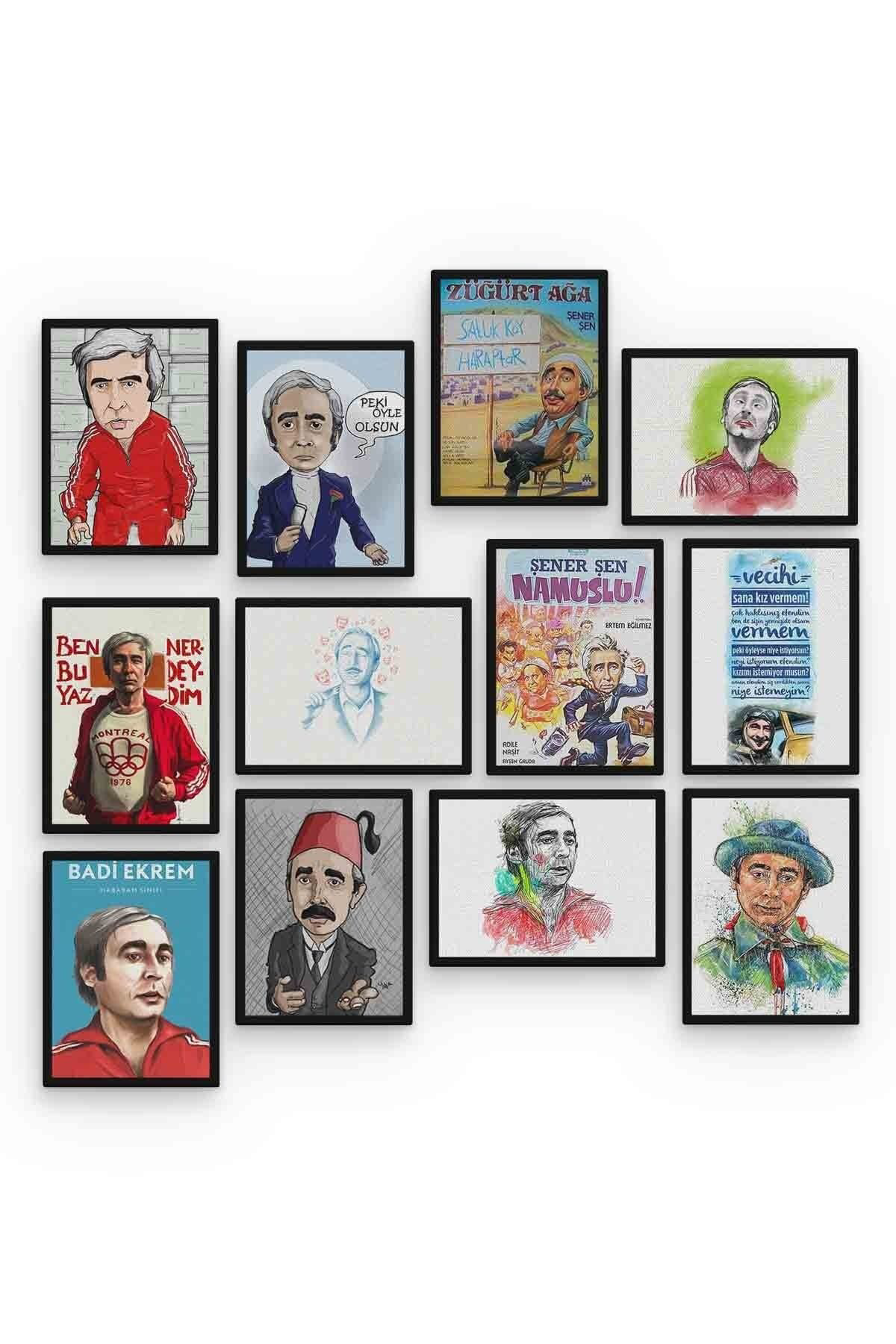 Şener Şen 12 Parça Mdf (ahşap) Tablo Ofis Boyu 