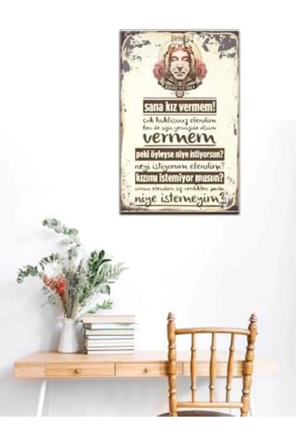 Şener Şen Replik Retro Drtr0100 Ahşap Mdf Tablo 1014773