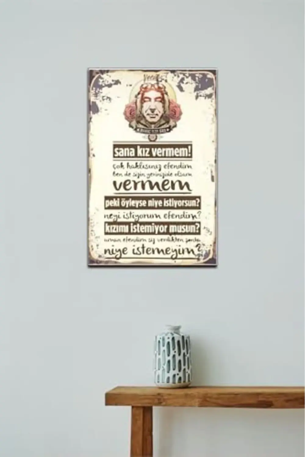 Şener Şen Replik Retro Drtr0100 Ahşap Mdf Tablo 1014773