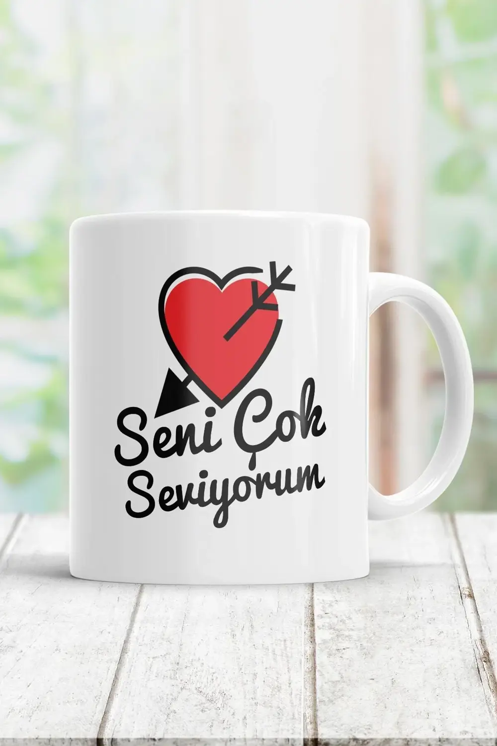 Seni Çok Seviyorum Kupa Bardak