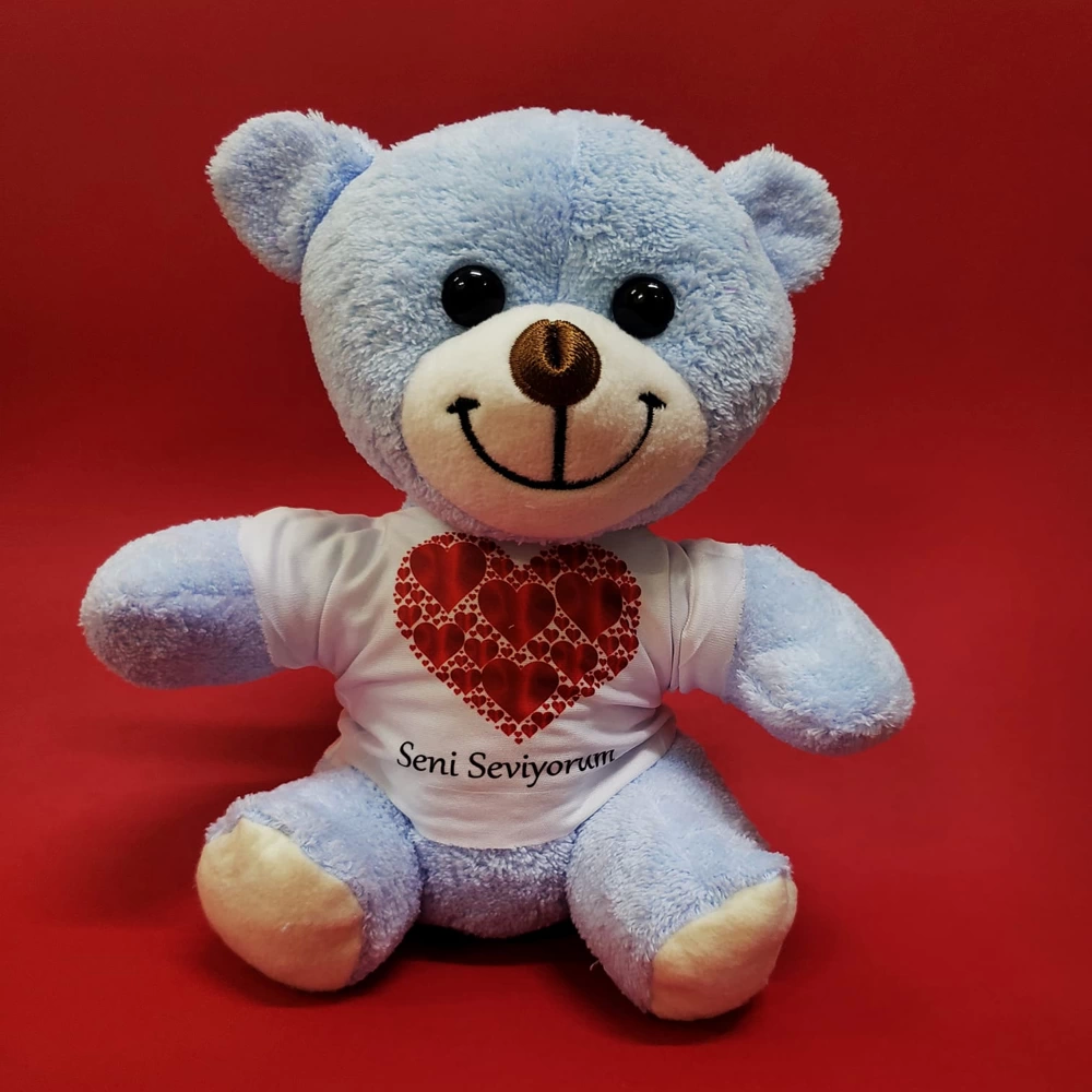 Byntr Seni Seviyorum Yazılı Tişörtlü Ayıcık