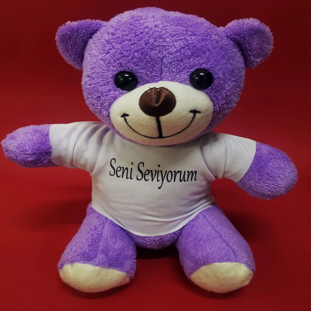 Just Cheap Store Seni Seviyorum Tişörtlü Peluş Ayi