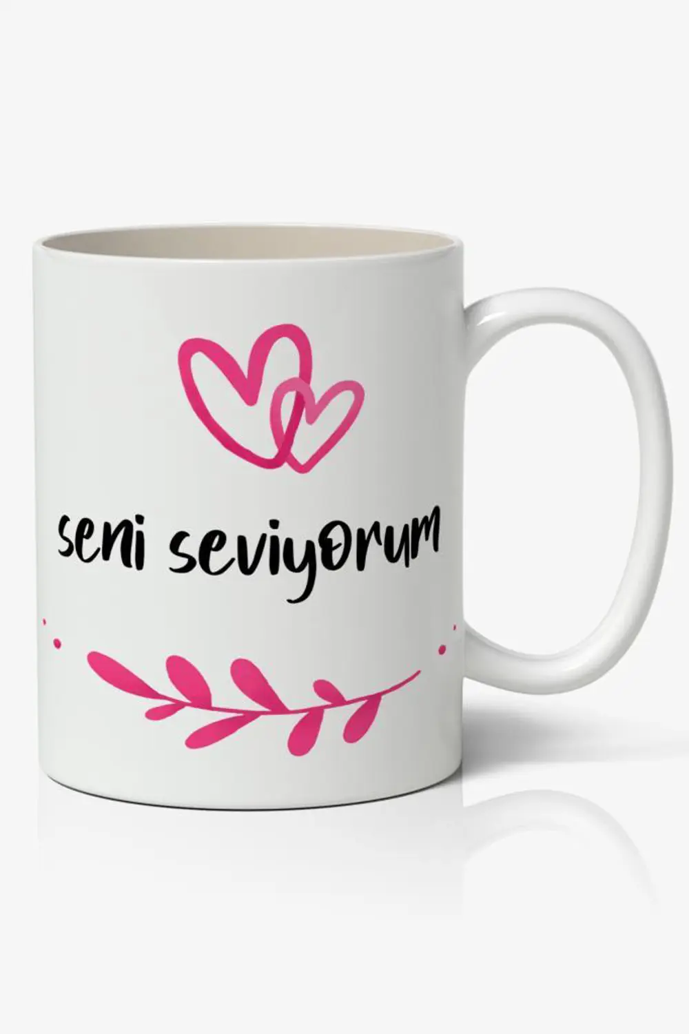 Seni Seviyorum Baskılı Kupa Bardak Baskılı Kahve Kupa Bardak Seni Seviyorum Baskılı Kupa Bardak Baskılı Kahve Kupa Bardak