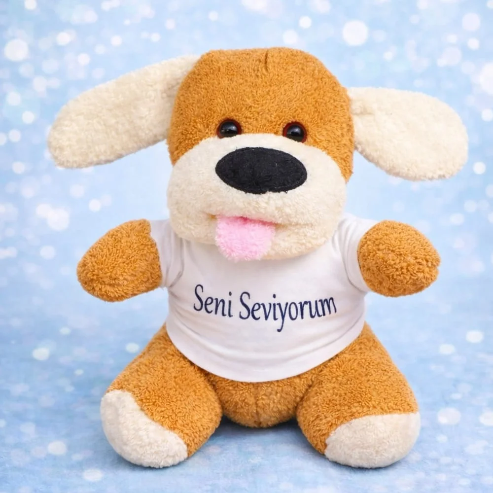 Seni Seviyorum Tişörtlü Sevimli Peluş Köpek Fiyatı, Yorumları ve Özellikleri