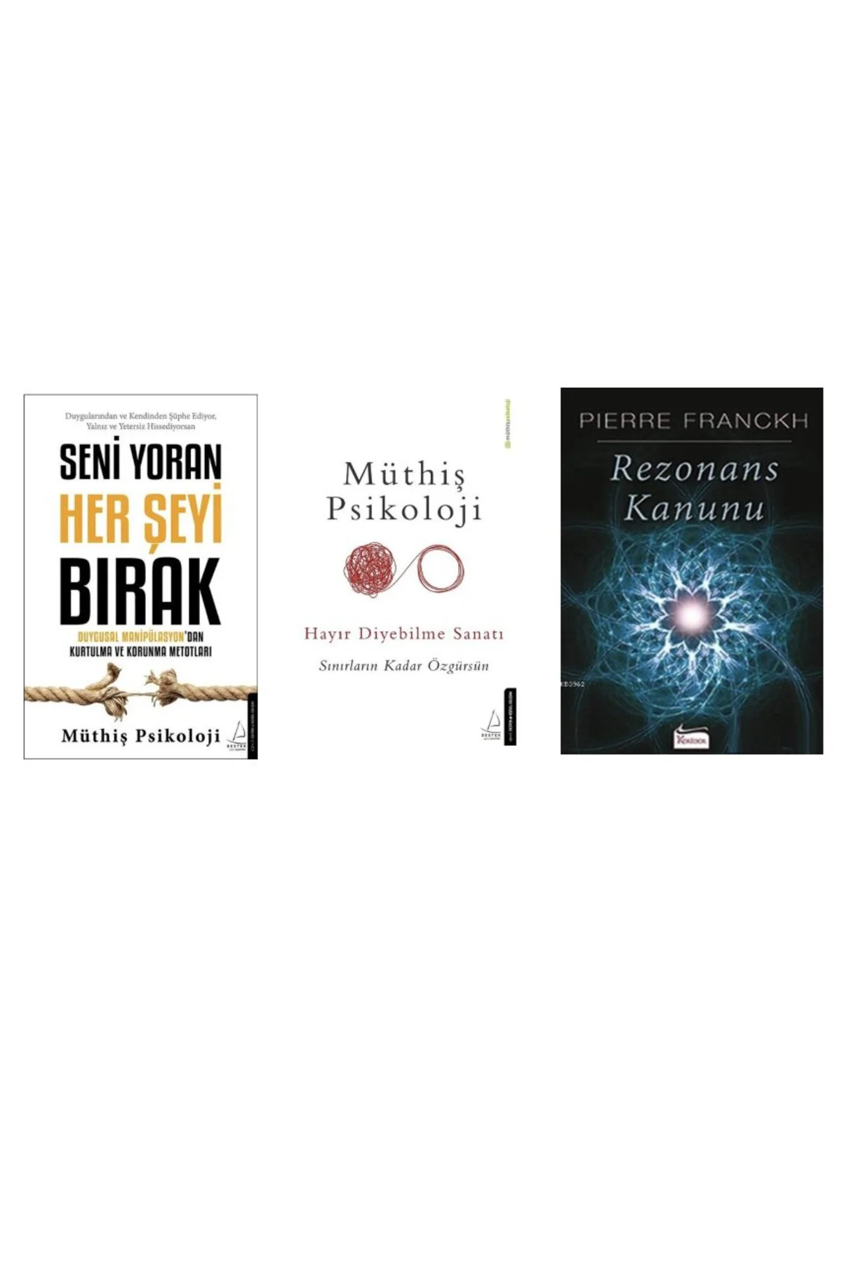 Seni Yoran Her Şeyi Bırak - Müthiş Psikoloji Hayır Diyebilme Sanatı - Rezonans Kanunu - 3 Set